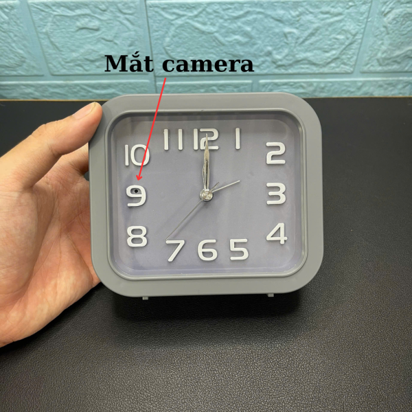 Camera Nguỵ Trang Đồng Hồ Để Bàn 4K Wifi - xem trực tiếp từ xa - Hình ảnh 4