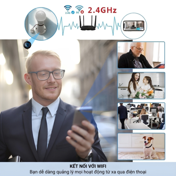 Camera Nguỵ Trang Đuôi Bóng Đèn D1 4k - Xem Trực Tiếp Từ Xa Trên Điện Thoại Từ Xa - Ảnh 3