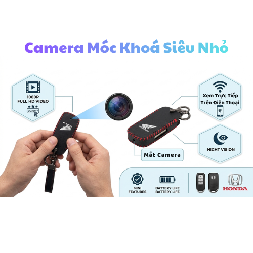 Camera Móc Khoá Xe S850 - Xem trực tiếp trên điện thoại 6 Camera móc khoá xe S850